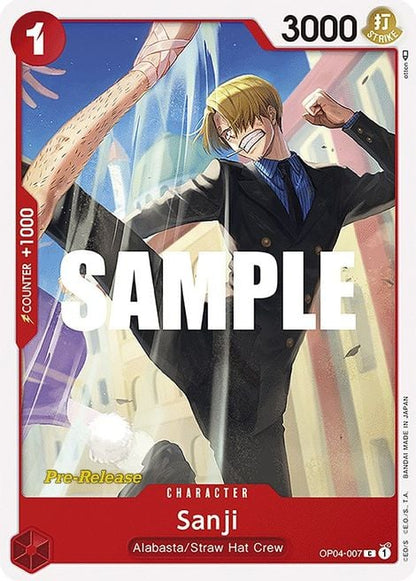 Sanji OP04-007 [ Inglese / Giapponese / Francese / Cinese Semplificato ]