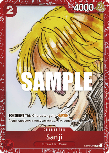 Sanji ST01-004 [ Inglese / Giapponese / Francese / Cinese Semplificato ]