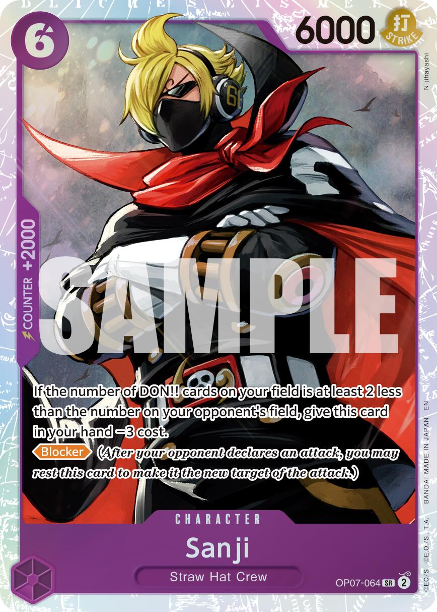 Sanji OP07-064 [ Inglese / Giapponese / Francese / Cinese Semplificato ]