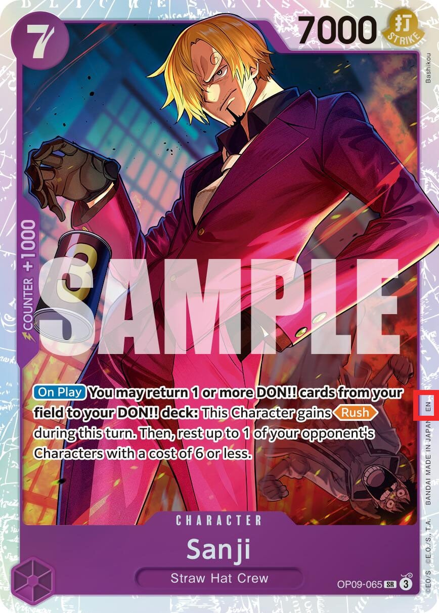 Sanji OP09-065 [ Inglese / Giapponese / Francese / Cinese Semplificato ]