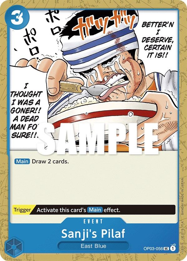 Sanji's Pilaf OP03-056 [ Inglese / Giapponese / Francese / Cinese Semplificato ]