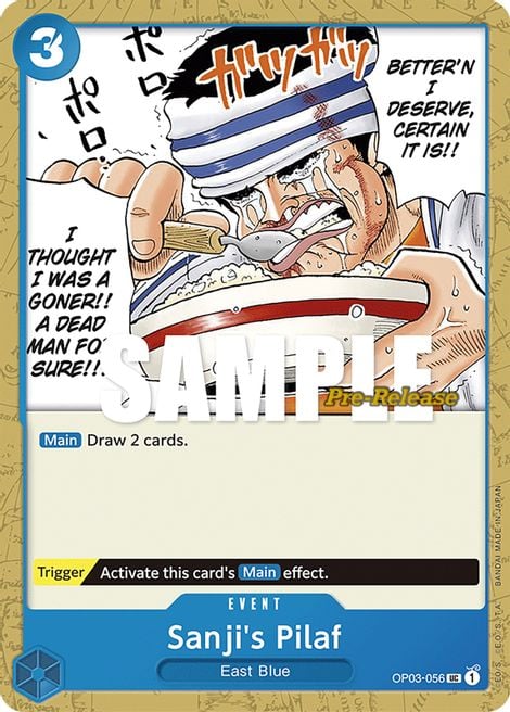 Sanji's Pilaf OP03-056 [ Inglese / Giapponese / Francese / Cinese Semplificato ]