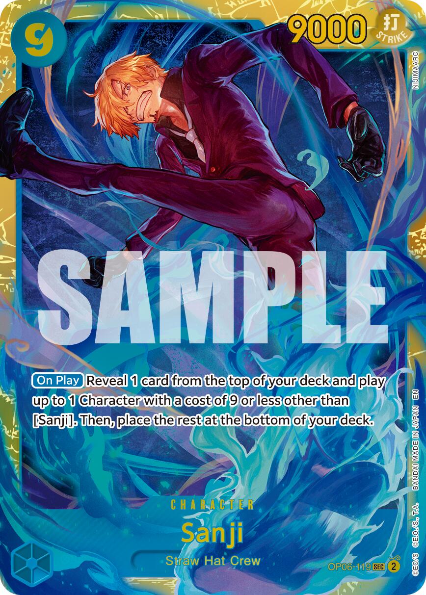 Sanji OP06-119 [ Inglese / Giapponese / Francese / Cinese Semplificato ]