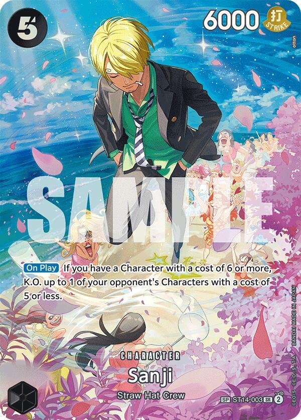 Sanji ST14-003 [ Inglese / Giapponese / Francese / Cinese Semplificato ]