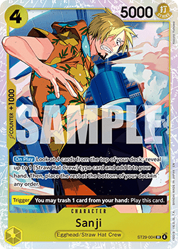 Sanji ST29-004 [ Inglese / Giapponese / Francese / Cinese Semplificato ]