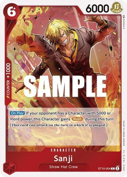 Sanji ST10-004 [ Inglese / Giapponese / Francese / Cinese Semplificato ]