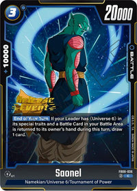 Prereleasestamped - Fusion World Saiyan S Pride Pre Release.