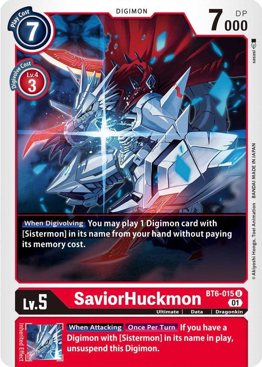 SaviorHuckmon BT6-015 [ Inglese / Giapponese ]