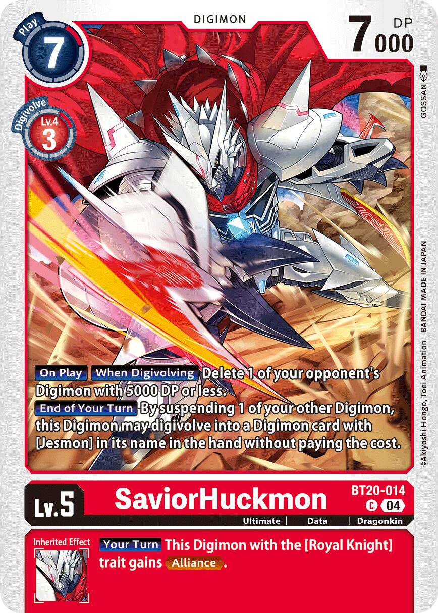 SaviorHuckmon BT20-014 [ Inglese / Giapponese ]