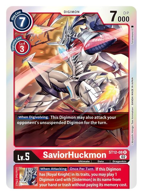 SaviorHuckmon ST12-008 [ Inglese / Giapponese ]