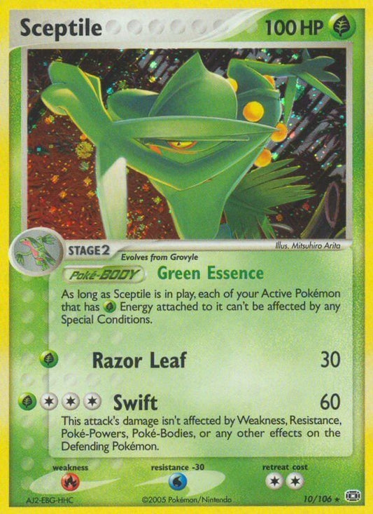 Sceptile - EX Smeraldo 010/106 [ Italiano / Inglese ]