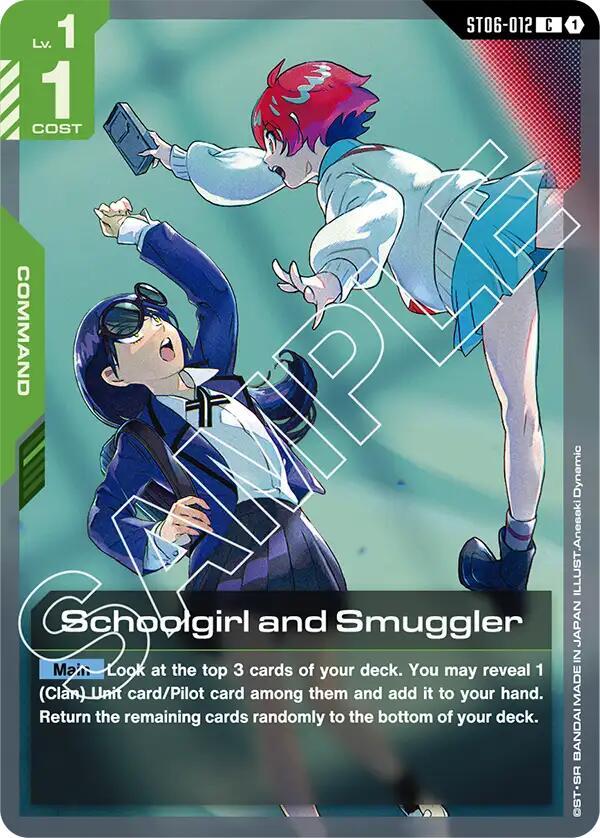 Schoolgirl and Smuggler ST06-012 [ Inglese / Giapponese ]