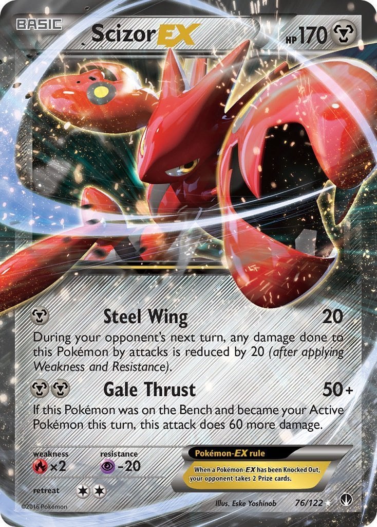 Scizor EX - Turbo Crash 76/122 [ Italiano / Inglese ]