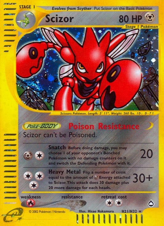Scizor - Aquapolis 32/147 [ Italiano / Inglese ]