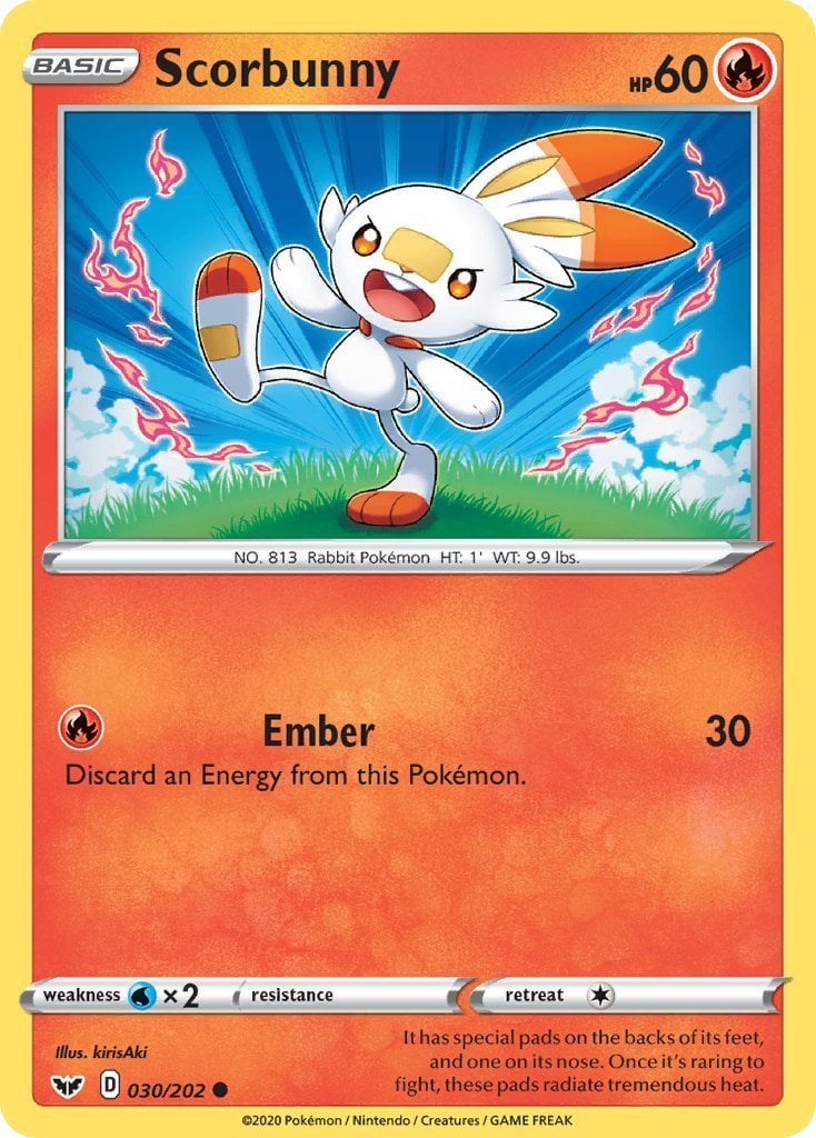 Scorbunny - Spada e Scudo 30/202 [ Italiano / Inglese ]