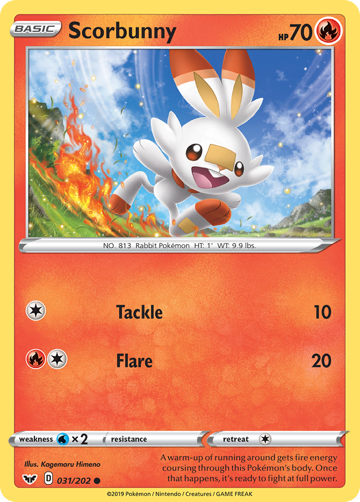 Scorbunny - Spada e Scudo 31/202 [ Italiano / Inglese ]