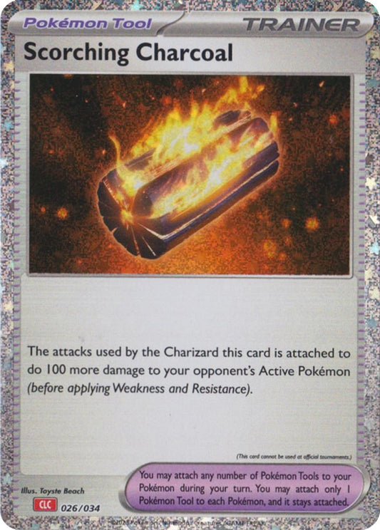 Scorching Charcoal - Pokémon TCG Classic: Charizard & Ho-Oh ex Deck 026/034 [ Inglese ]