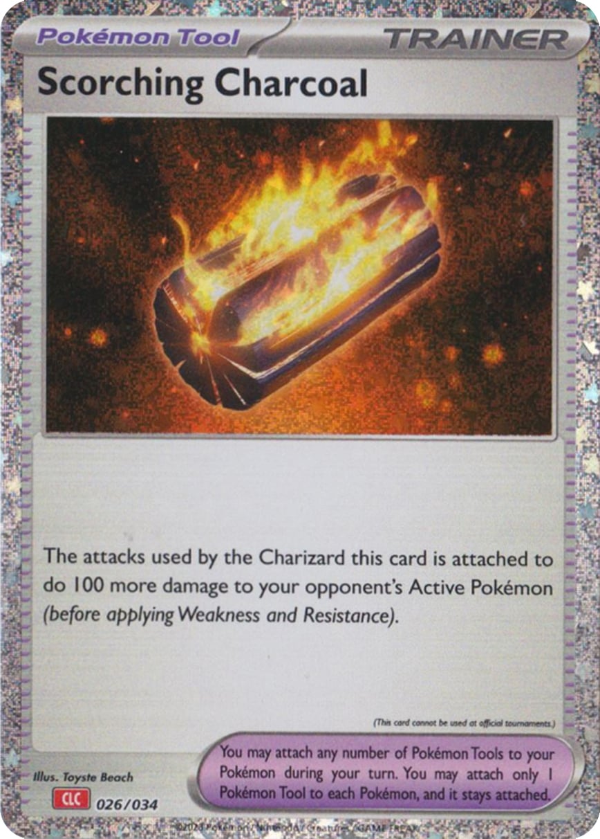 Scorching Charcoal - Pokémon TCG Classic: Charizard & Ho-Oh ex Deck 026/034 [ Inglese ]