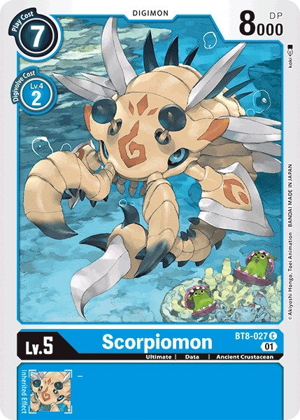 Scorpiomon BT8-027 [ Inglese / Giapponese ]