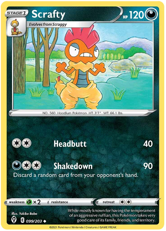 Scrafty - Evoluzioni Eteree 099/203 [ Italiano / Inglese ]