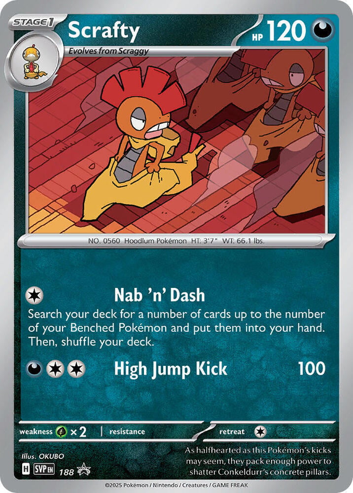 Scrafty - SVP Black Star Promos SVP 188 [ Italiano / Inglese ]