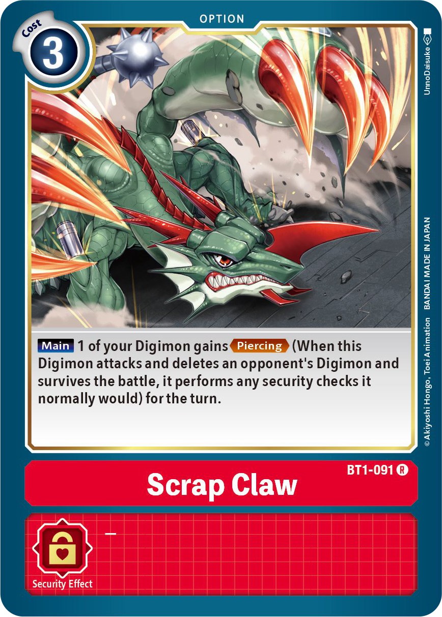 Scrap Claw BT1-091 [ Inglese / Giapponese ]