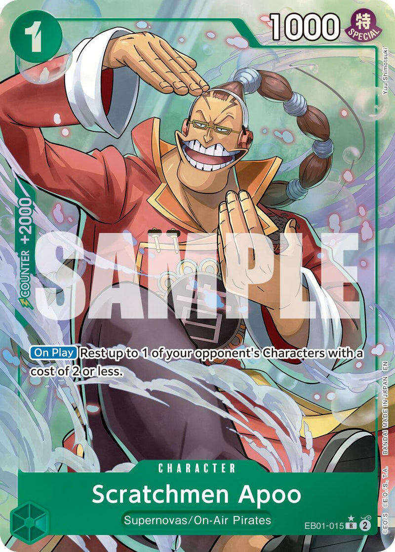 Scratchmen Apoo EB01-015 [ Inglese / Giapponese / Francese / Cinese Semplificato ]