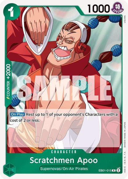 Scratchmen Apoo EB01-015 [ Inglese / Giapponese / Francese / Cinese Semplificato ]