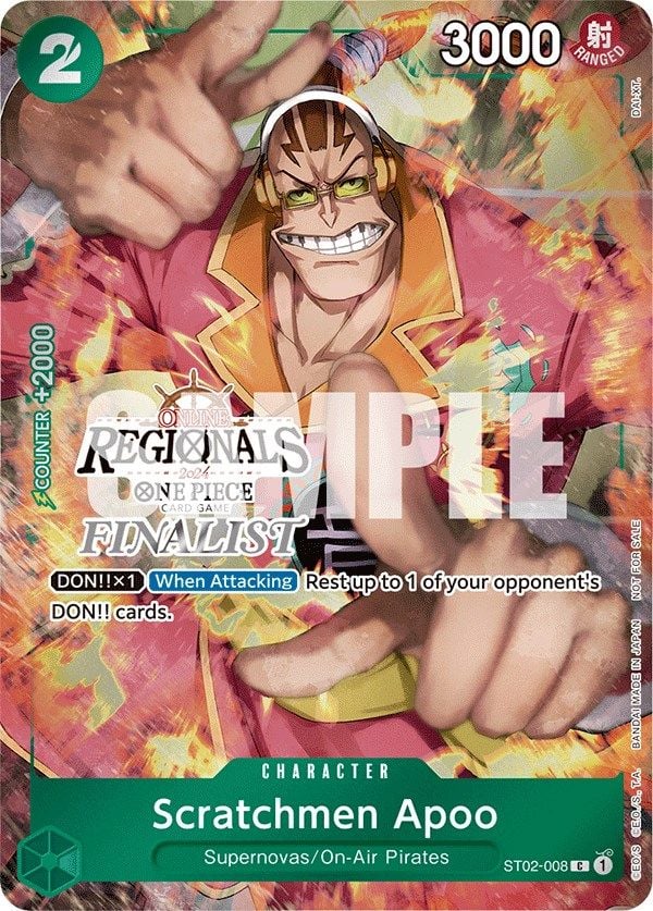 Scratchmen Apoo ST02-008 [ Inglese / Giapponese / Francese / Cinese Semplificato ]