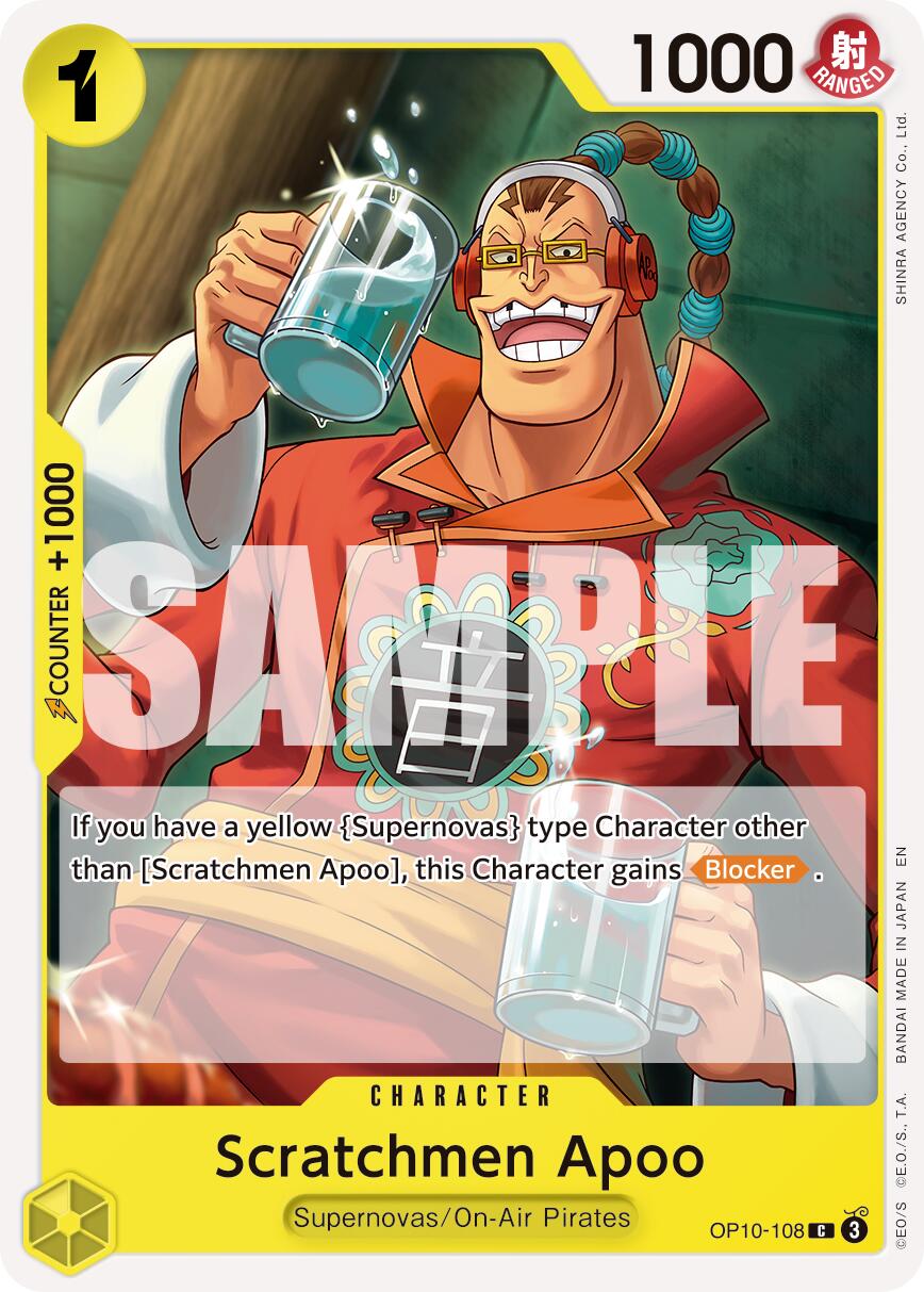 Scratchmen Apoo OP10-108 [ Inglese / Giapponese / Francese / Cinese Semplificato ]