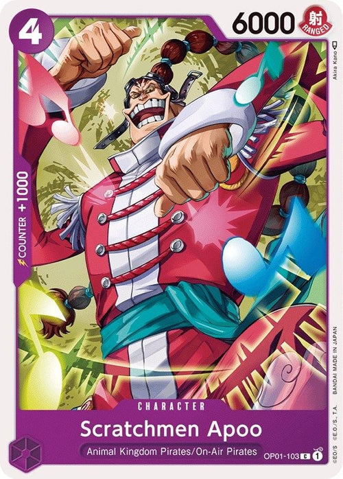 Scratchmen Apoo OP01-103 [ Inglese / Giapponese / Francese / Cinese Semplificato ]