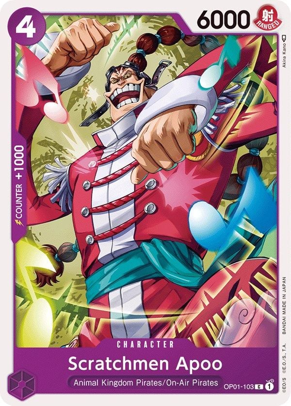 Scratchmen Apoo OP01-103 [ Inglese / Giapponese / Francese / Cinese Semplificato ]