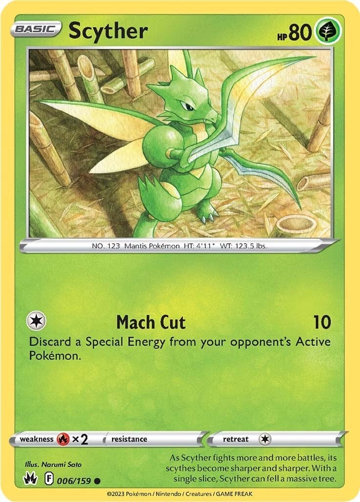 Scyther - Zenit Regale 006/159 [ Italiano ]