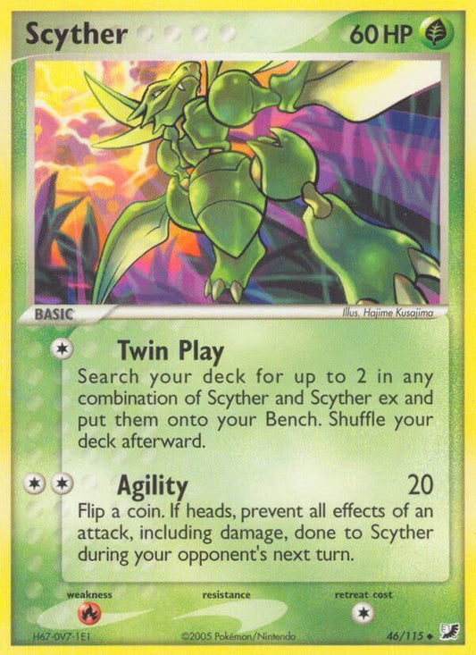 Scyther - EX Forze Segrete 46/115 [ Italiano / Inglese ]