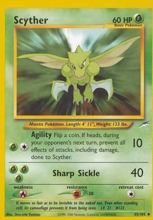 Scyther - Neo Destiny 55/105 [ Italiano / Inglese ]