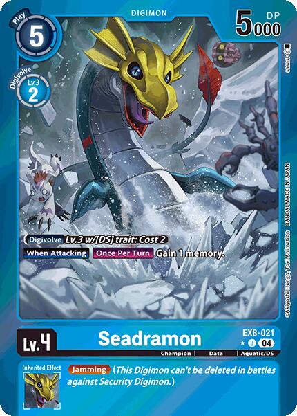 Seadramon EX8-021 [ Inglese / Giapponese ]