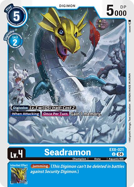 Seadramon EX8-021 [ Inglese / Giapponese ]