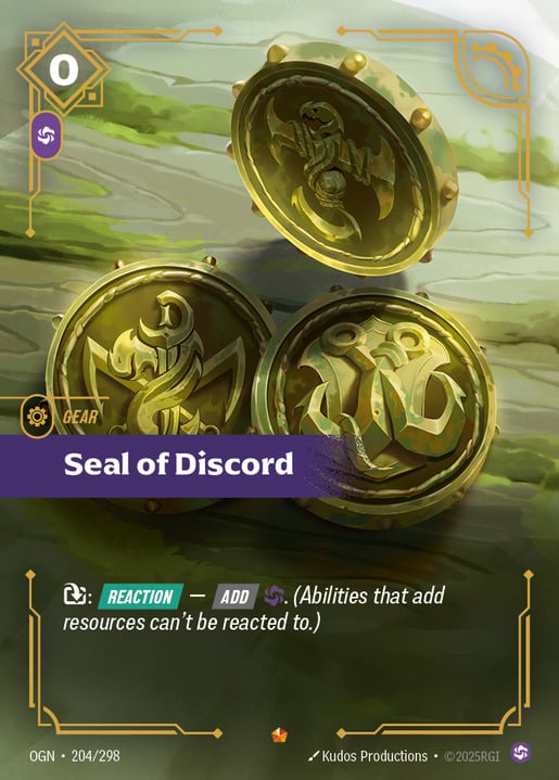 Seal of Discord (EPIC) [ Inglese / Cinese Semplificato ]