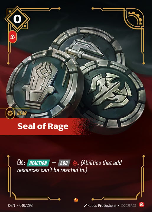 Seal of Rage (EPIC) [ Inglese / Cinese Semplificato ]