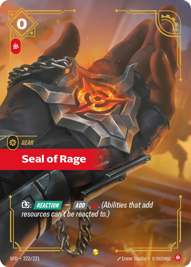Seal of Rage (EPIC) [ Inglese / Cinese Semplificato ]