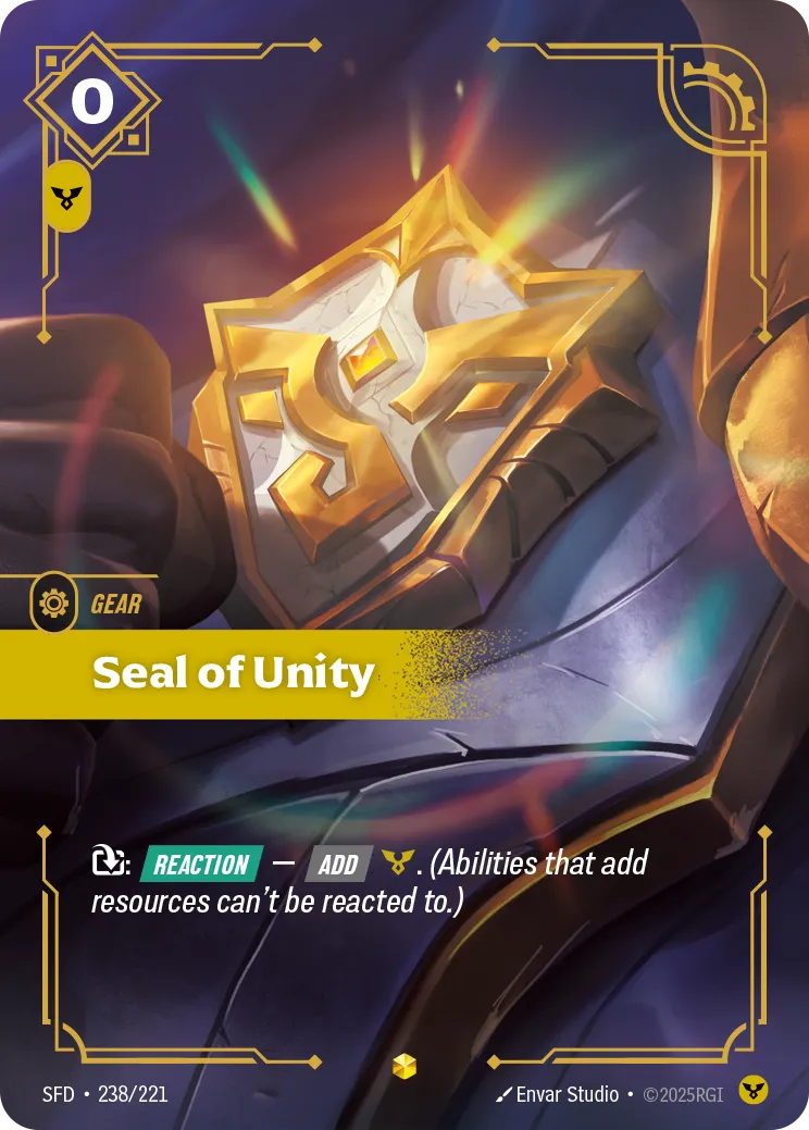 Seal of Unity (EPIC) [ Inglese / Cinese Semplificato ]