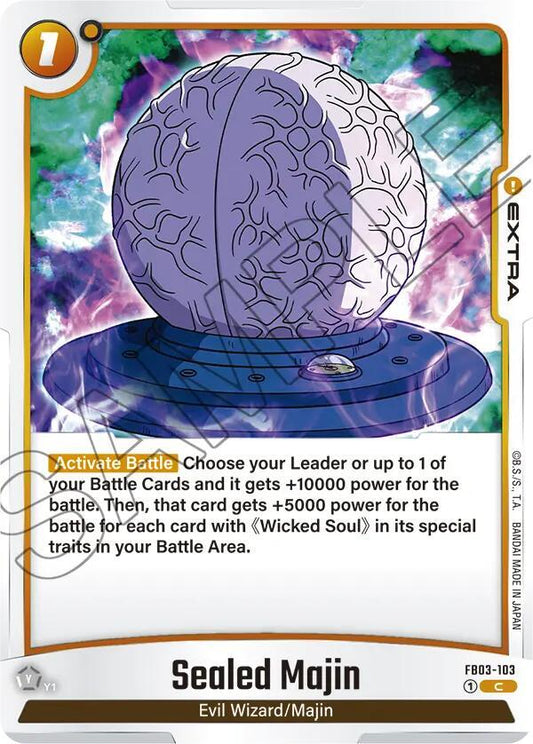 Sealed Majin FB03-103 [ Inglese / Giapponese ]
