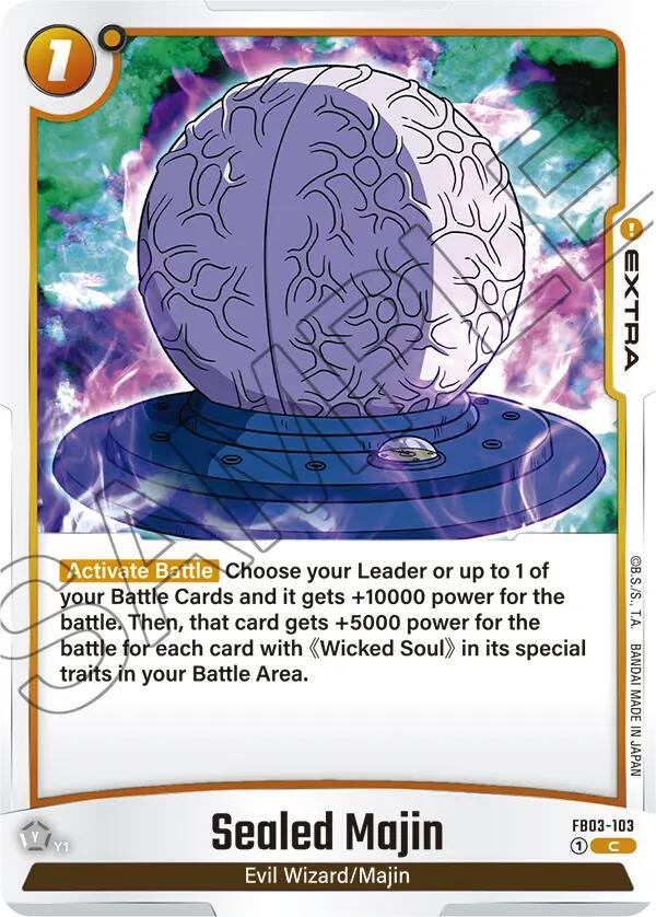 Sealed Majin FB03-103 [ Inglese / Giapponese ]
