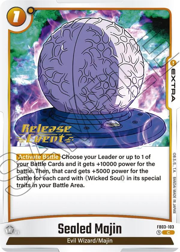Sealed Majin FB03-103 [ Inglese / Giapponese ]