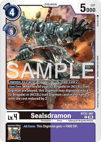 Sealsdramon BT25-067 [ Inglese / Giapponese ]