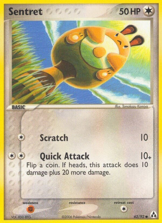 Sentret - EX La Leggenda di Mew 62/92 [ Italiano / Inglese ]