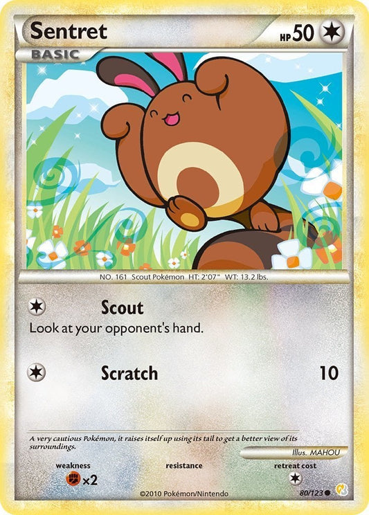 Sentret - HeartGold SoulSilver 080/123 [ Italiano / Inglese ]