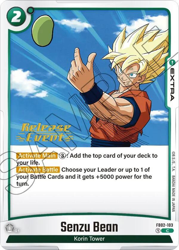 Senzu Bean FB02-103 [ Inglese / Giapponese ]