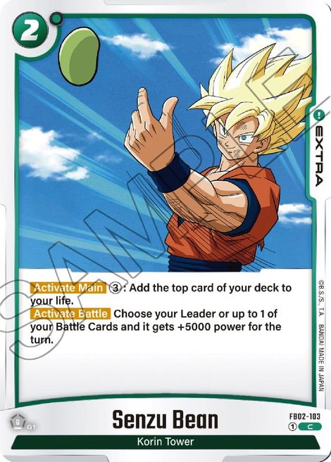 Senzu Bean FB02-103 [ Inglese / Giapponese ]
