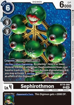 Sephirothmon BT18-066 [ Inglese / Giapponese ]